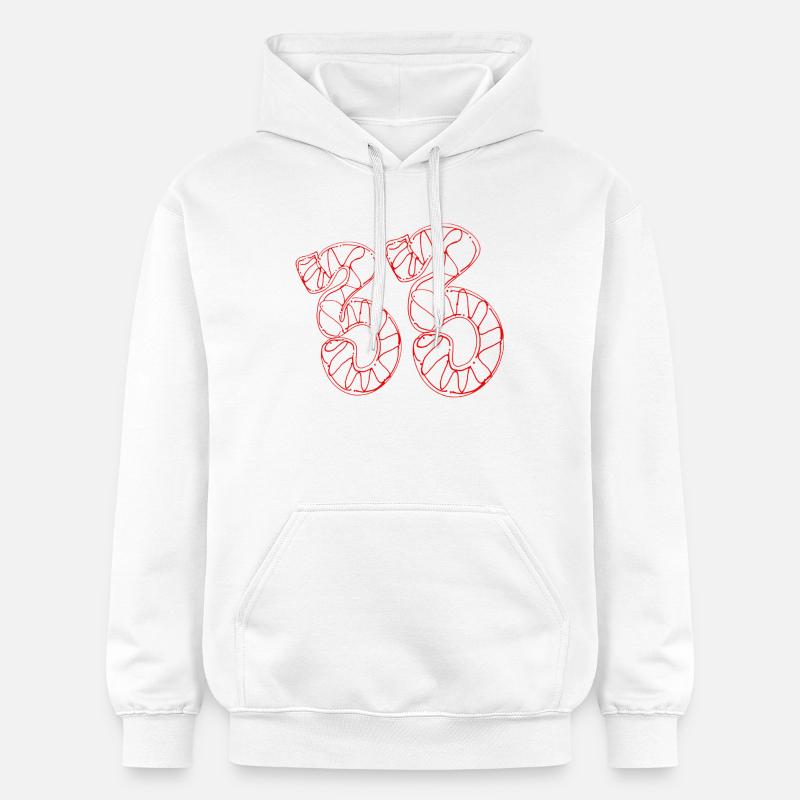 33e anniversaire - Sweat à capuche Softstyle® Gildan Unisexe - blanc