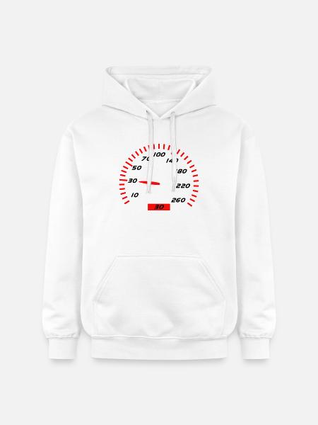 30th Birthday - Gildan Unisex Softstyle® Midweight Hoodie - white