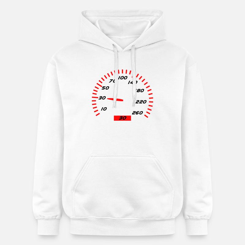 30 Anniversaire - Sweat à capuche Softstyle® Gildan Unisexe - blanc