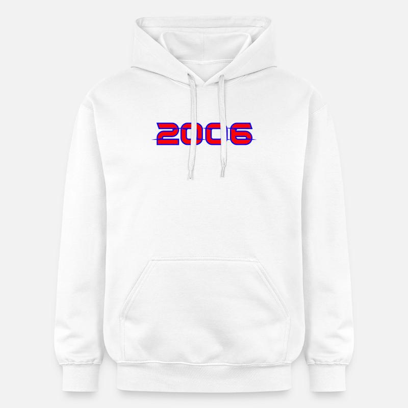 Neon Horizonte 2006 - Sweat à capuche Softstyle® Gildan Unisexe - blanc