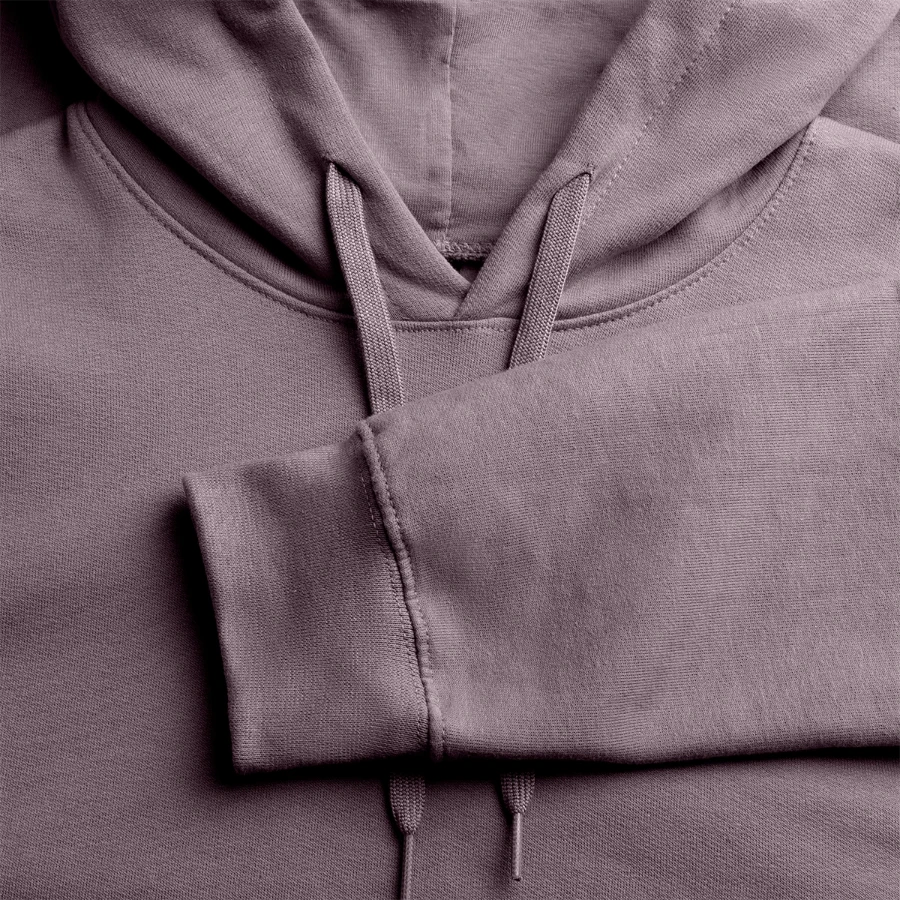 Agrigento badge on a gildan unisex softstyle® midweight hoodie, purple-grey , close-up