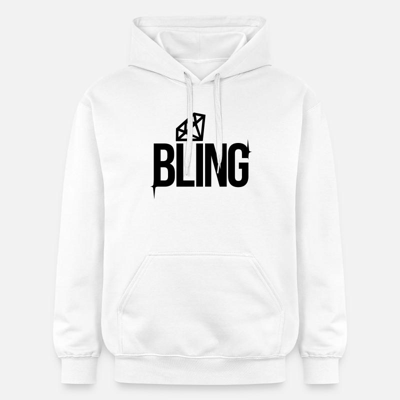 Bling - Sweat à capuche Softstyle® Gildan Unisexe - blanc