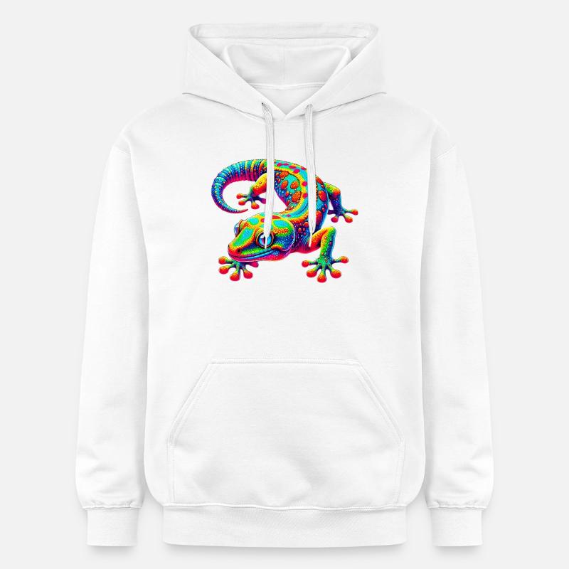 Gecko - Sweat à capuche Softstyle® Gildan Unisexe - blanc