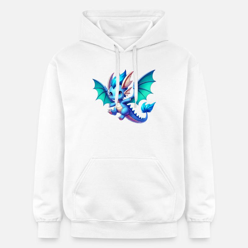 Dragon - Sweat à capuche Softstyle® Gildan Unisexe - blanc