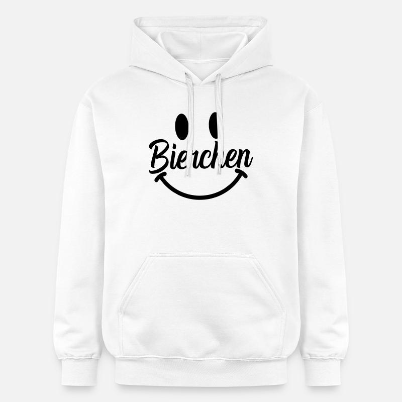 Bière Smile - Sweat à capuche Softstyle® Gildan Unisexe - blanc