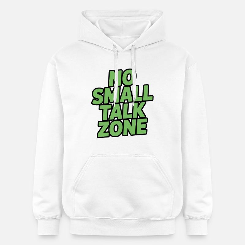 Pas de zone de bavardage - Sweat à capuche Softstyle® Gildan Unisexe - blanc