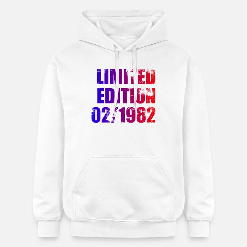 44e anniversaire Édition Limitée 02/1982 - Sweat à capuche Softstyle® Gildan Unisexe - blanc