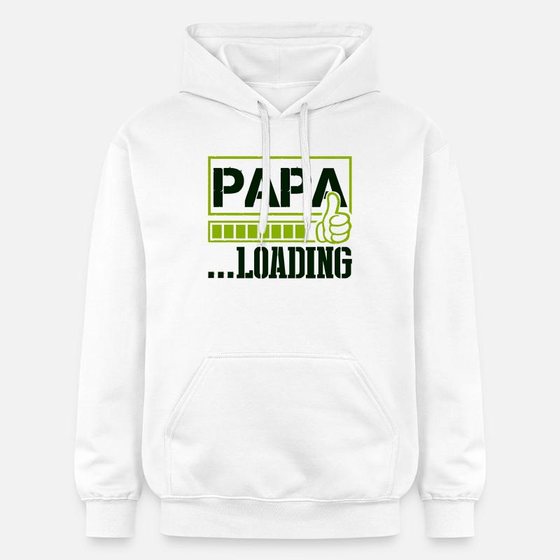 papa_loading- - Sweat à capuche Softstyle® Gildan Unisexe - blanc
