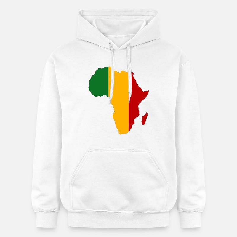 Mali Drapeau Afrique - Sweat à capuche Softstyle® Gildan Unisexe - blanc