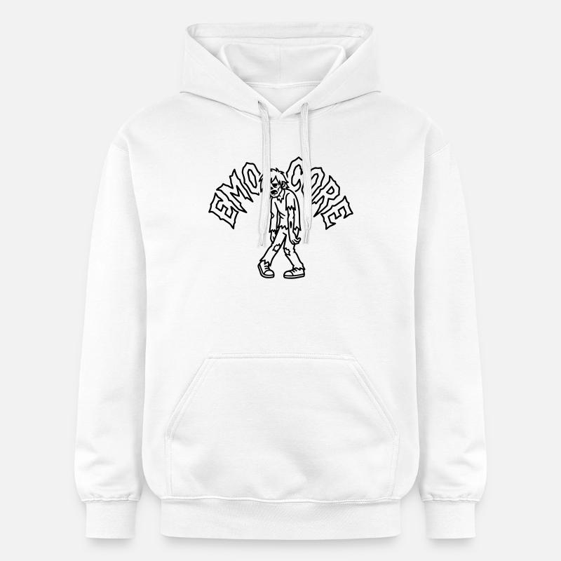 emocore - Sweat à capuche Softstyle® Gildan Unisexe - blanc