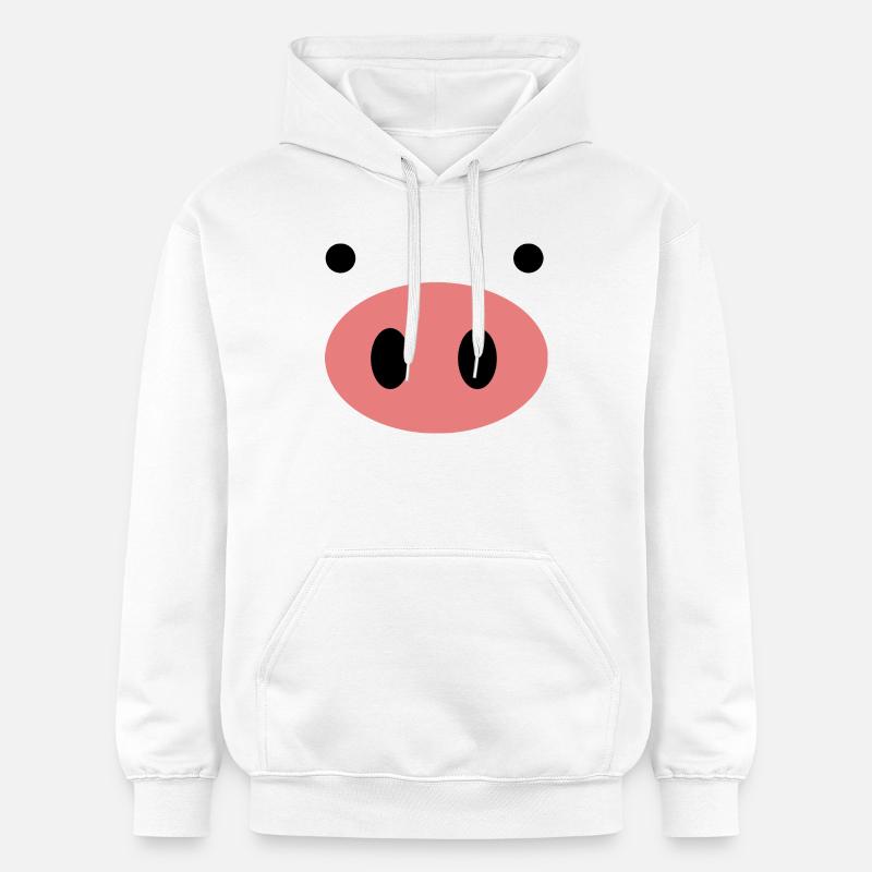 Nez de cochon - Sweat à capuche Softstyle® Gildan Unisexe - blanc