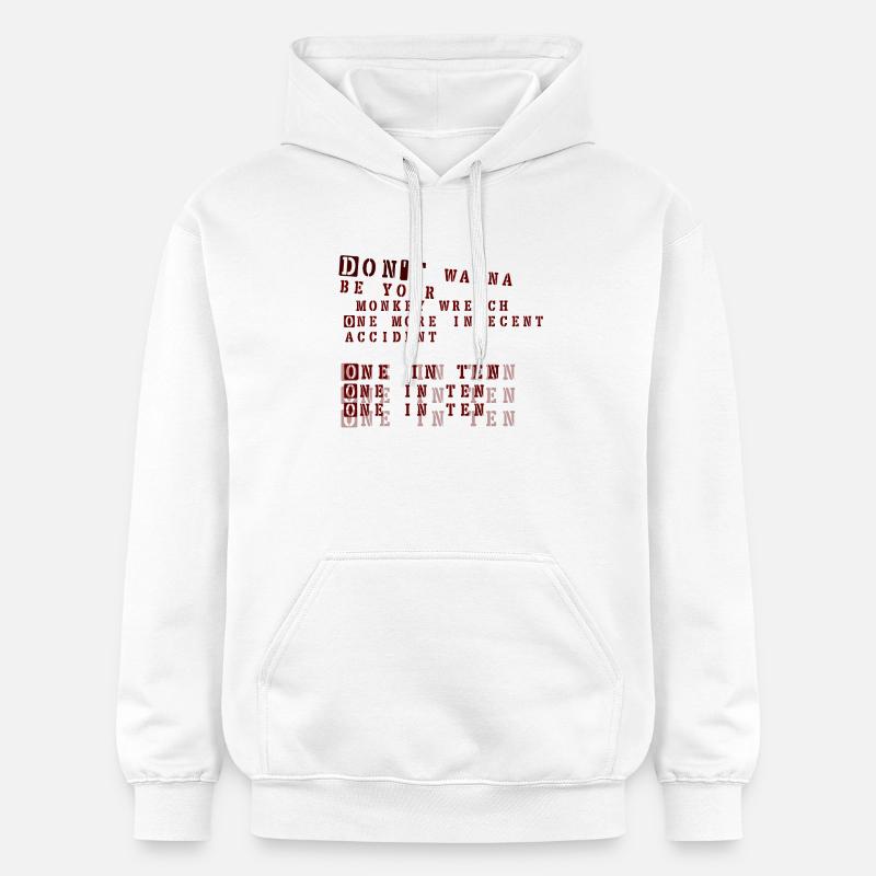 clé de singe - foo fighters - Sweat à capuche Softstyle® Gildan Unisexe - blanc