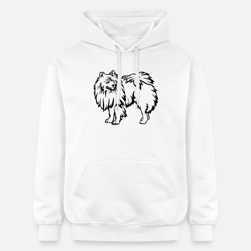 Spitz - Sweat à capuche Softstyle® Gildan Unisexe - blanc