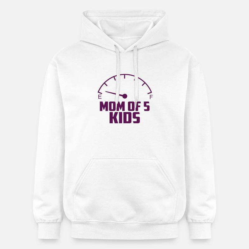 Mère de 5 enfants - Sweat à capuche Softstyle® Gildan Unisexe - blanc
