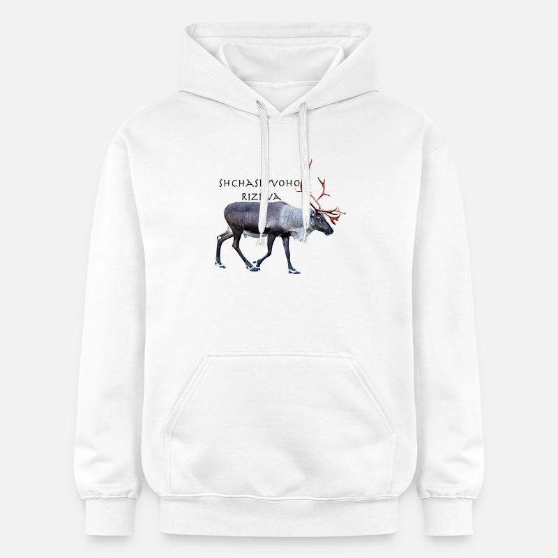 Shchaslyvoho Rizdva - Sweat à capuche Softstyle® Gildan Unisexe - blanc