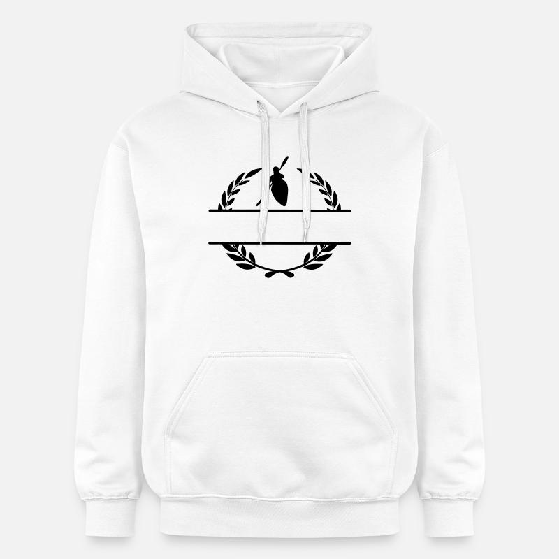 Canot en couronne de laurier - Sweat à capuche Softstyle® Gildan Unisexe - blanc