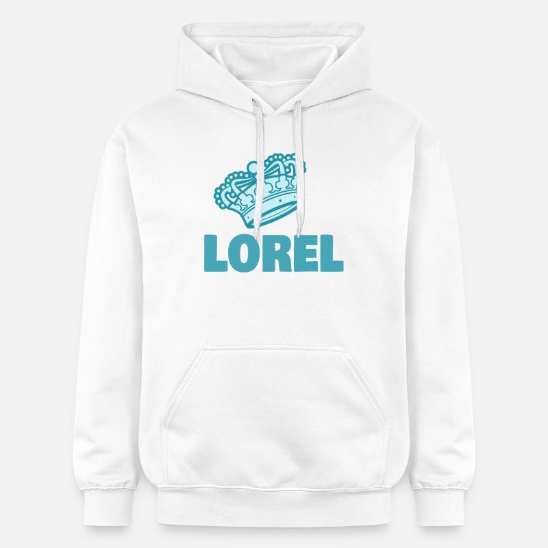 Lorel - Sweat à capuche Softstyle® Gildan Unisexe - blanc