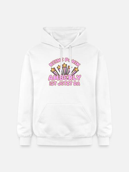 Amberly as a woman's name - Gildan Unisex Softstyle® Midweight Hoodie - white