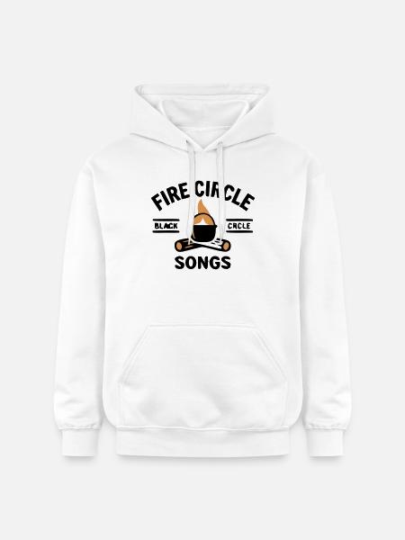 Campfire Kettle Cooking Outdoor Camping - Gildan Unisex Softstyle® Midweight Hoodie - white