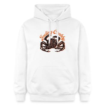 MICH MÜRRISCH FÜHLEN - Gildan Unisex Softstyle® Midweight Hoodie - Weiß - Vorne - Liana (172cm) & Jaron (178cm)
