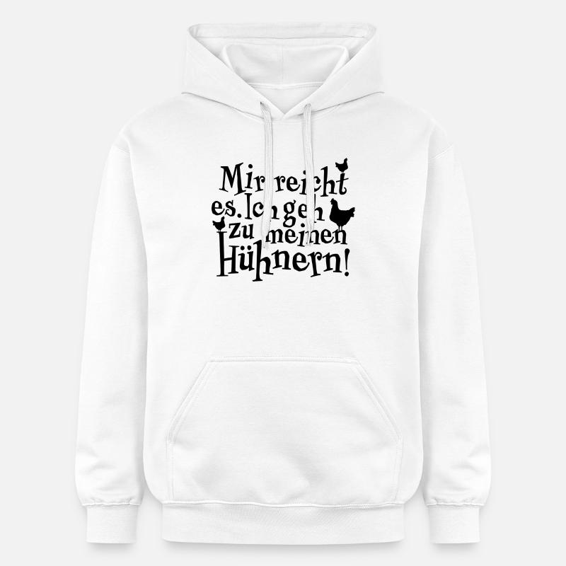 Fans de poulets - - Coq - Poussins - Sweat à capuche Softstyle® Gildan Unisexe - blanc