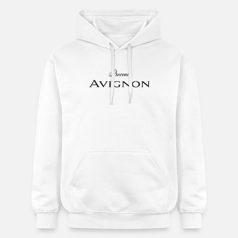 Avignon - Sweat à capuche Softstyle® Gildan Unisexe - blanc