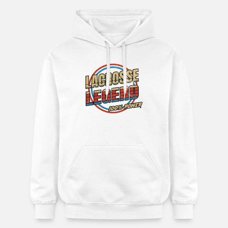 Légende de la crosse - Sweat à capuche Softstyle® Gildan Unisexe - blanc