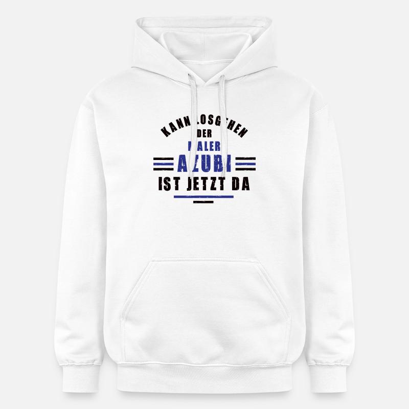 Trainee painter apprenticeship training painter training - Gildan Unisex Softstyle® Midweight Hoodie - white