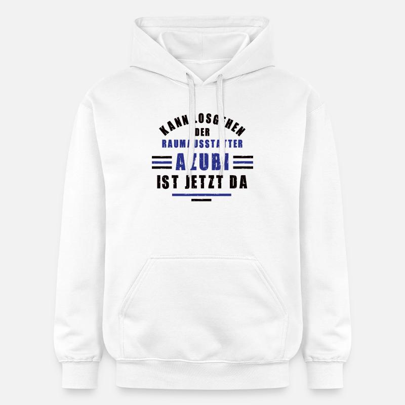 Apprentice Interior Decorator Apprenticeship Training Decoration - Gildan Unisex Softstyle® Midweight Hoodie - white