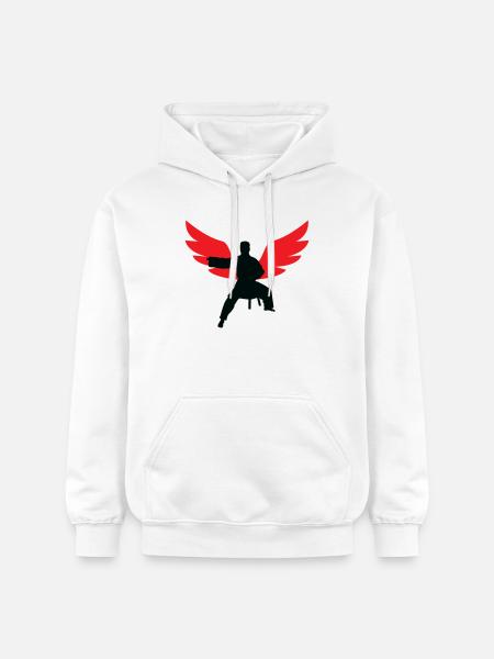 Aikido – Kampfsport – Aikido - Gildan Unisex Softstyle® Midweight Hoodie - Weiß