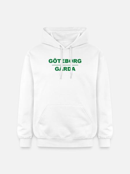 Göteborg Gårda – Green-black design - Gildan Unisex Softstyle® Midweight Hoodie - white