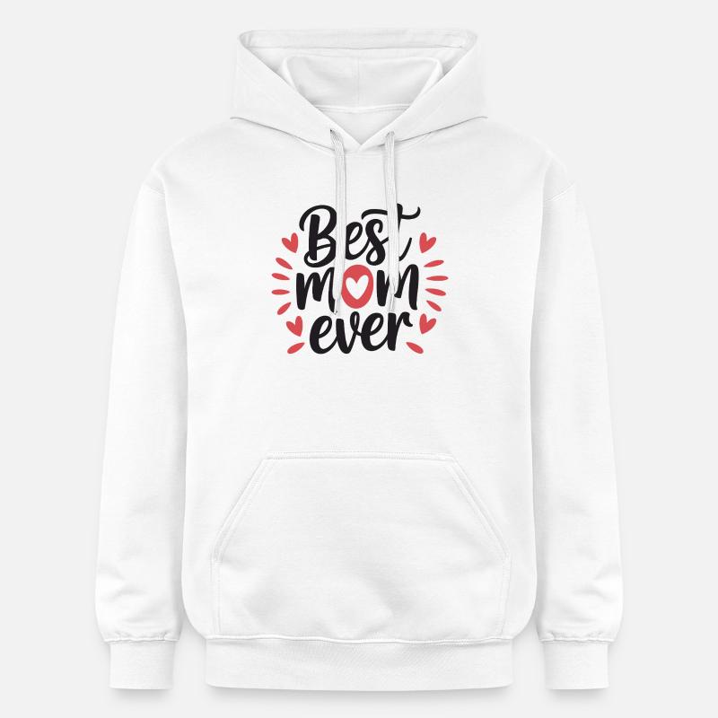 Meilleure maman de tous les temps - Sweat à capuche Softstyle® Gildan Unisexe - blanc