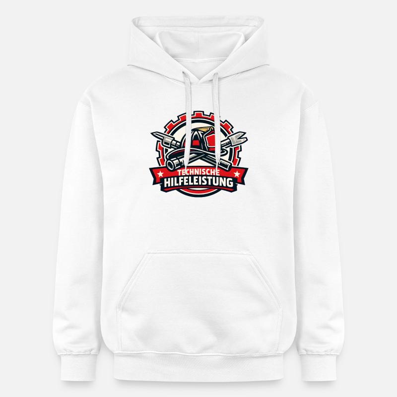 Technische Hilfeleistung Abzeichen - Gildan Unisex Softstyle® Midweight Hoodie - Weiß