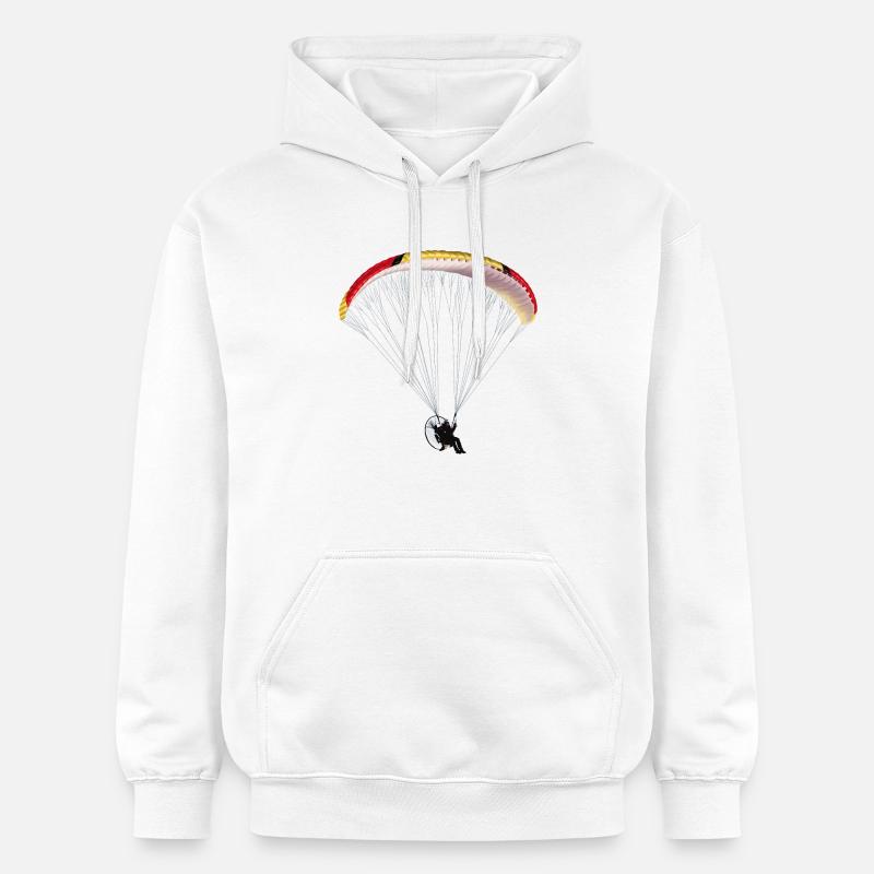 Paramotor - Sweat à capuche Softstyle® Gildan Unisexe - blanc