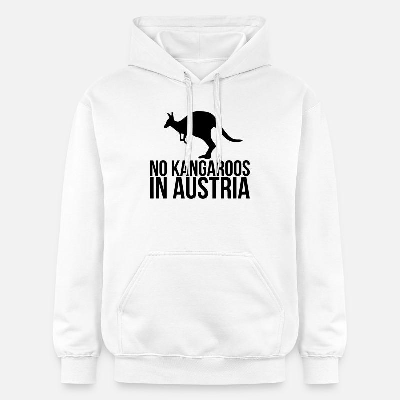 Autriche - Sweat à capuche Softstyle® Gildan Unisexe - blanc