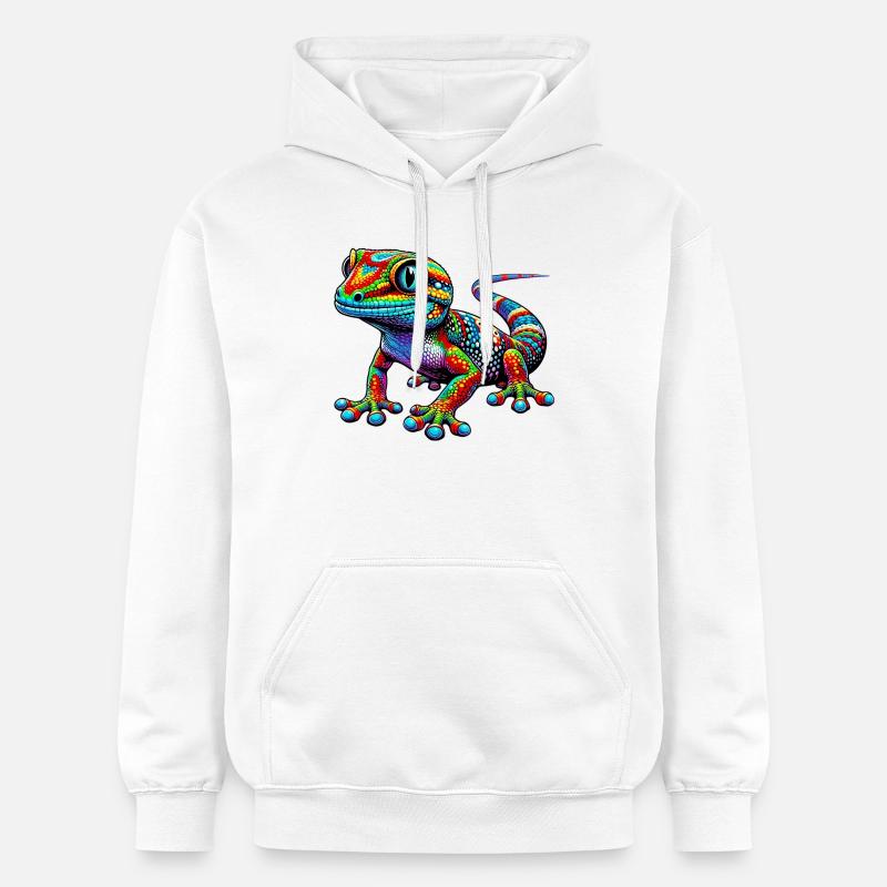 Gecko - Sweat à capuche Softstyle® Gildan Unisexe - blanc