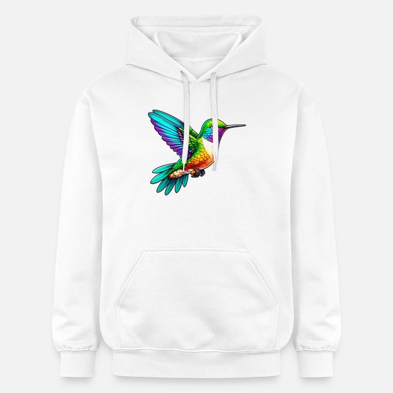 Colibri - Sweat à capuche Softstyle® Gildan Unisexe - blanc