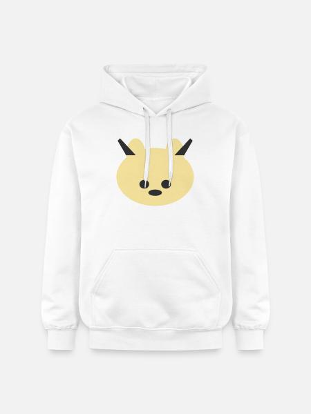 Horned Bear Cuddly Icon - Gildan Unisex Softstyle® Midweight Hoodie - white