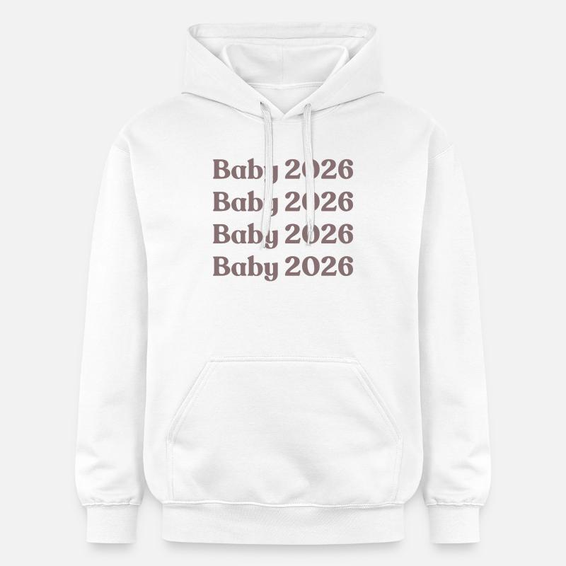 Bébé 2026 - Sweat à capuche Softstyle® Gildan Unisexe - blanc