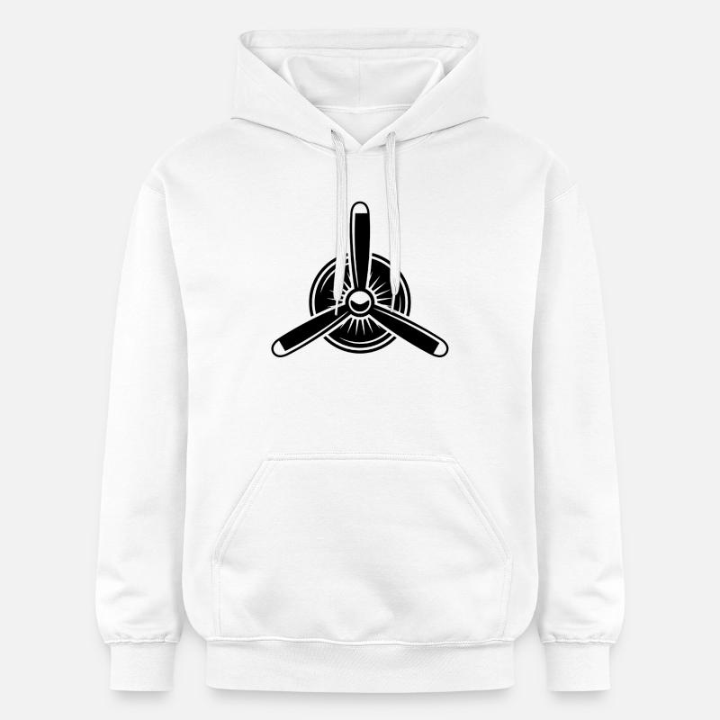 hélice - Sweat à capuche Softstyle® Gildan Unisexe - blanc