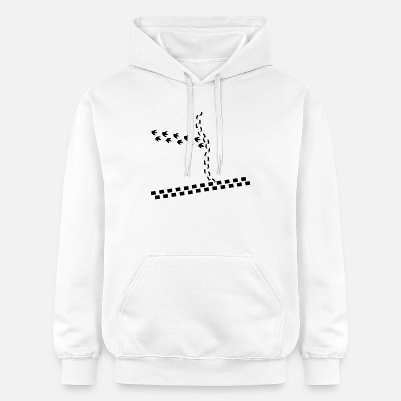 Traces - Sweat à capuche Softstyle® Gildan Unisexe - blanc