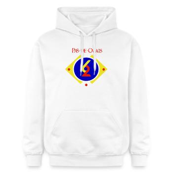 Pas de Calais - Gildan Unisex Softstyle® Midweight Hoodie - Weiß - Vorne - Liana (172cm) & Jaron (178cm)