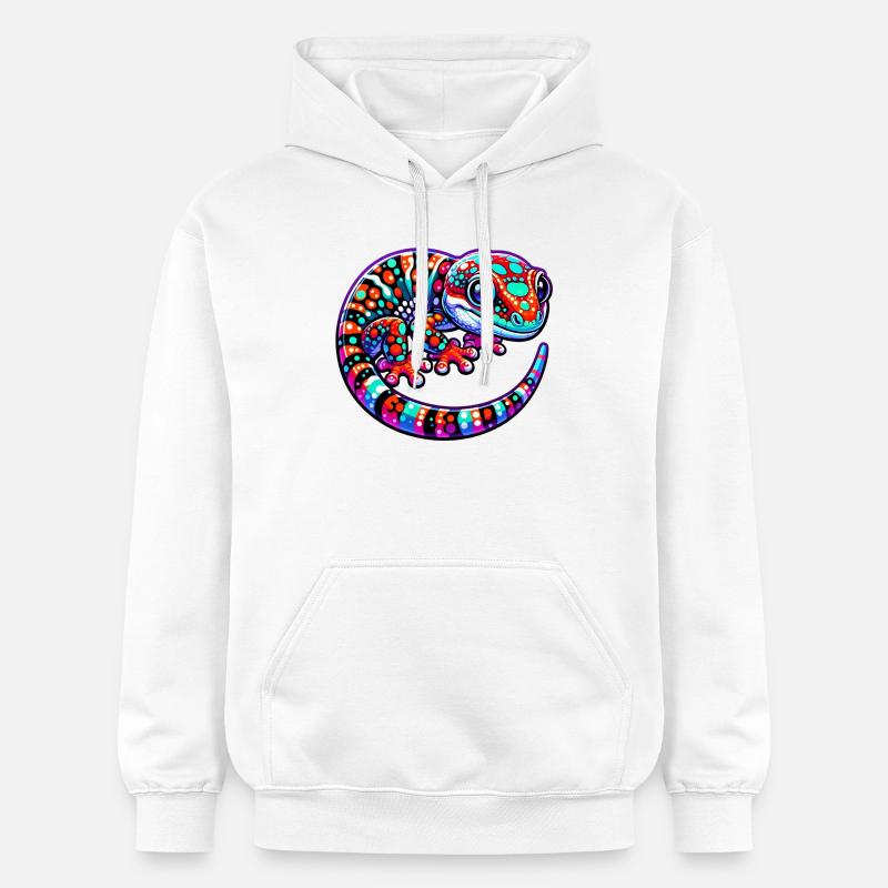 Gecko - Sweat à capuche Softstyle® Gildan Unisexe - blanc
