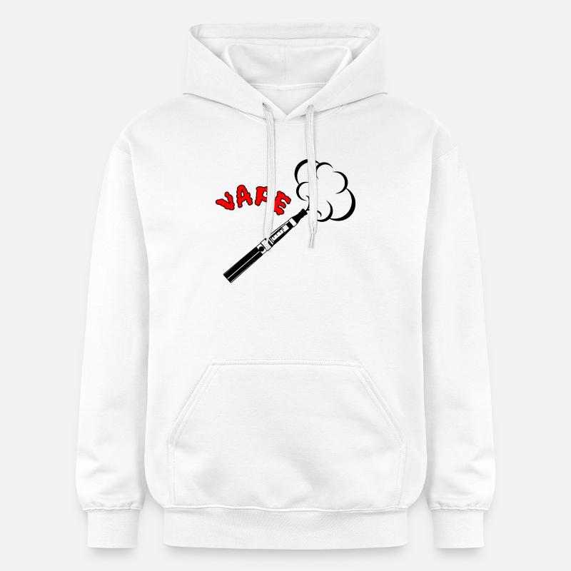 Conception VAPE avec nuage de vapeur - Sweat à capuche Softstyle® Gildan Unisexe - blanc