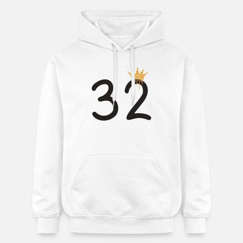 32 - Sweat à capuche Softstyle® Gildan Unisexe - blanc