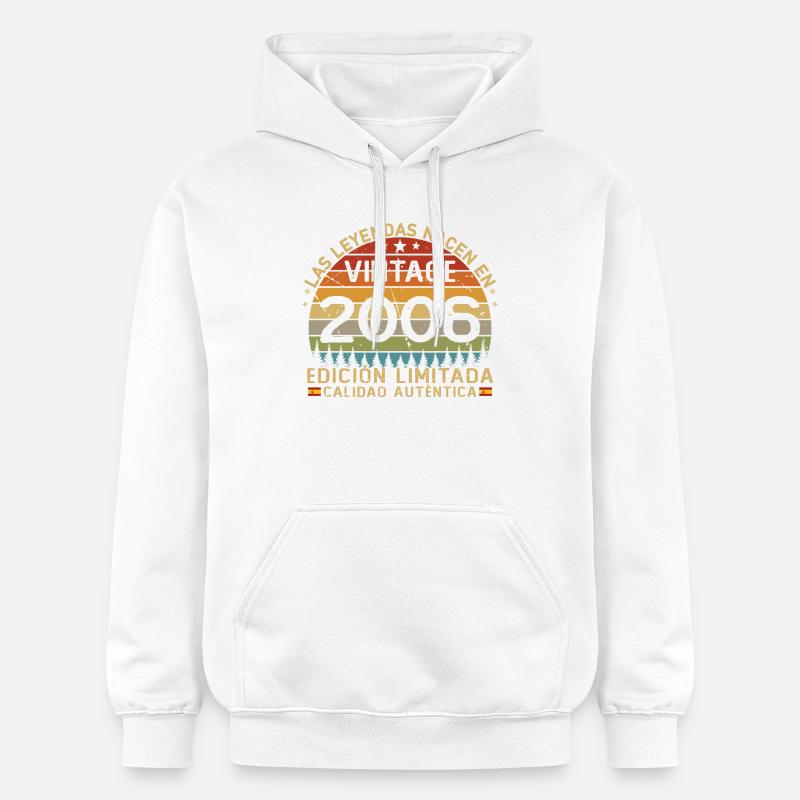 Né en 2006, 20 ans - Sweat à capuche Softstyle® Gildan Unisexe - blanc
