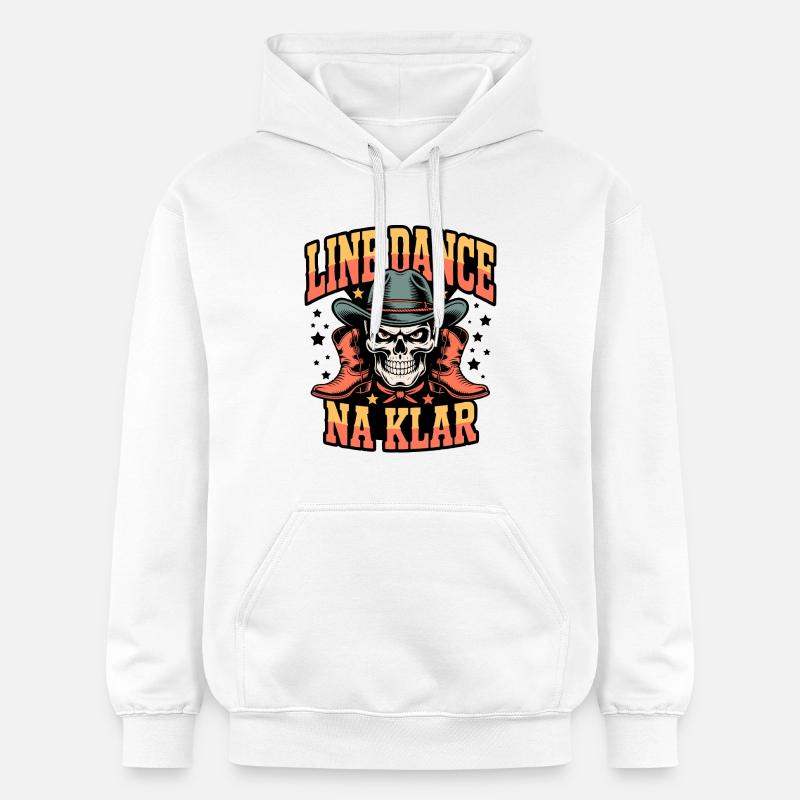 Rodéo de la danse en ligne - Sweat à capuche Softstyle® Gildan Unisexe - blanc