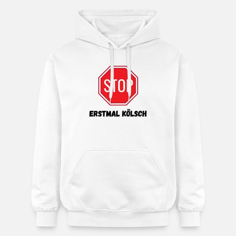 Costumes de carnaval Kölsch - Sweat à capuche Softstyle® Gildan Unisexe - blanc