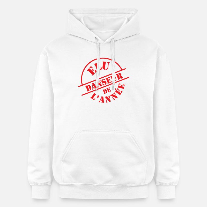 Élu danseur de l’année - Sweat à capuche Softstyle® Gildan Unisexe - blanc