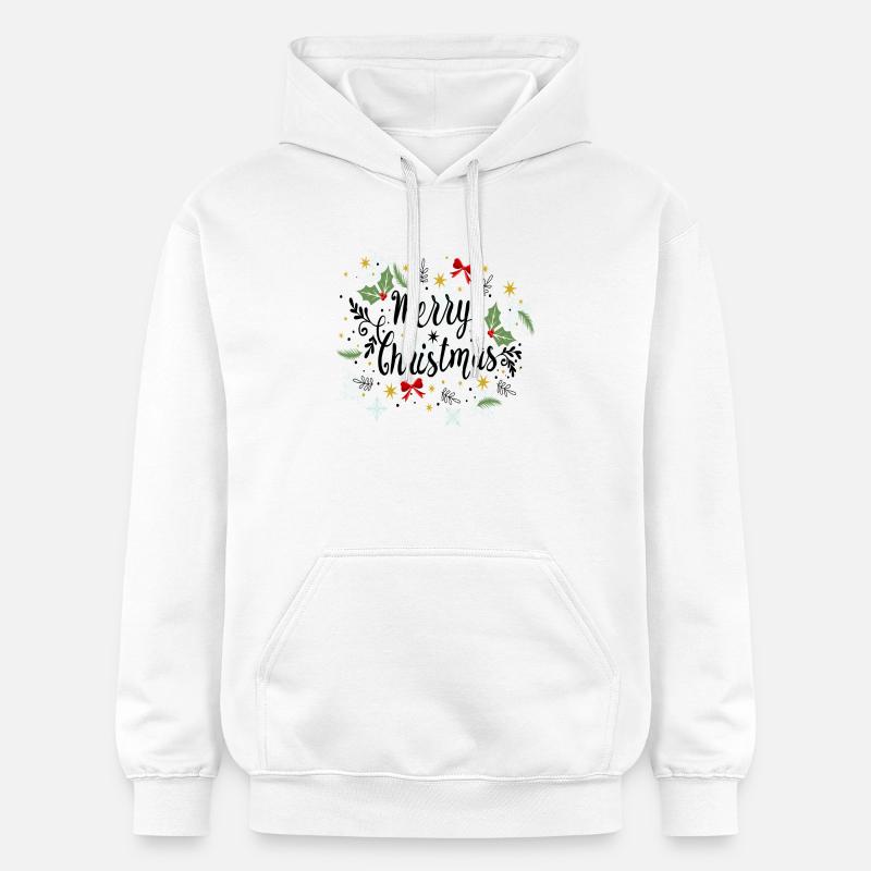 Joyeux Noël - Joyeux Noël - Sweat à capuche Softstyle® Gildan Unisexe - blanc